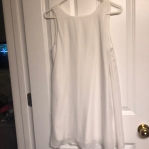 white Tank Top Dress with a Bow Back!